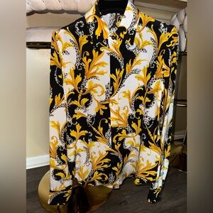 Brand new w tags Versace button up